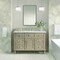 James Martin Vanities 48'' Single Vanity, Whitewashed Oak w/ 3 CM Carrara White Marble Top 424-V48-WWO-3CAR - alternate 2